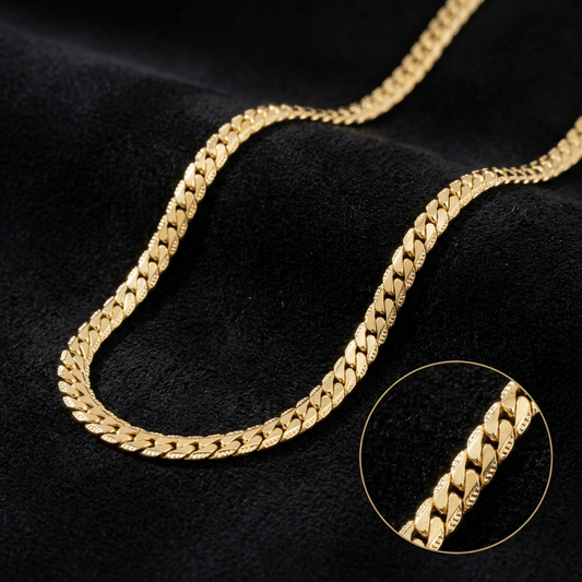 Cadena Grabada Hombre