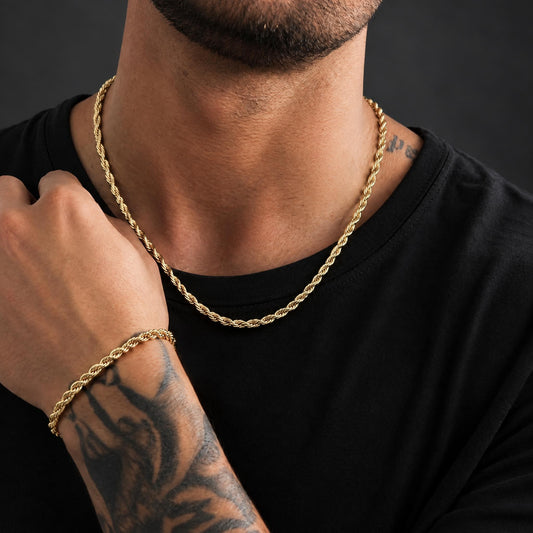Oferta Cadena Lazo Hombre + Pulsera Gratis