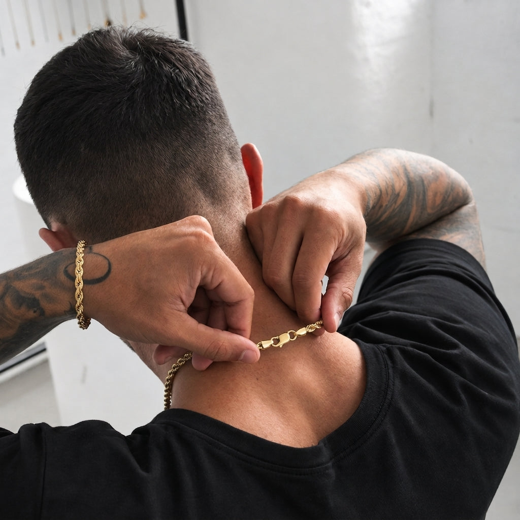 Oferta Cadena Lazo Hombre + Pulsera Gratis