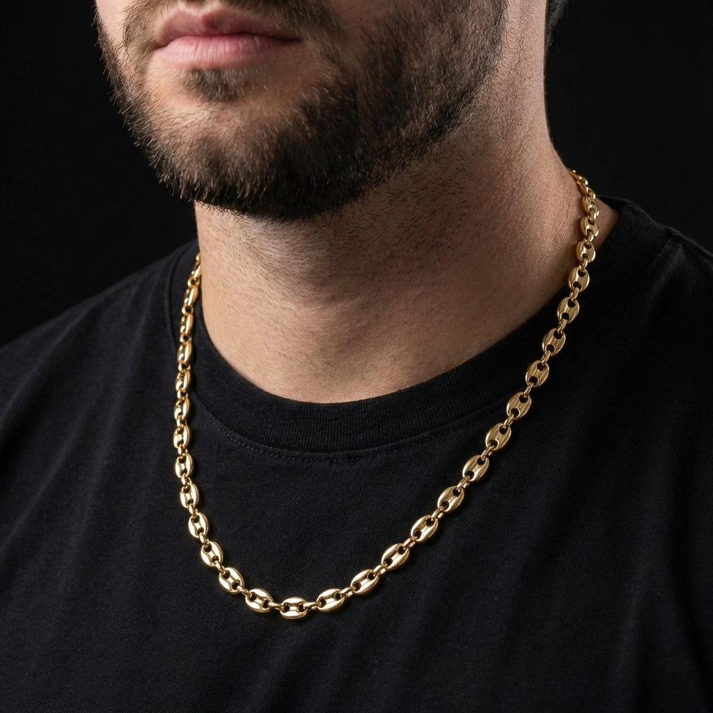 Cadena Grano de Café Hombre