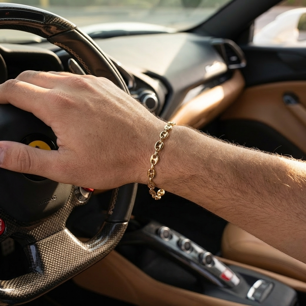 Pulsera Grano de Café Hombre